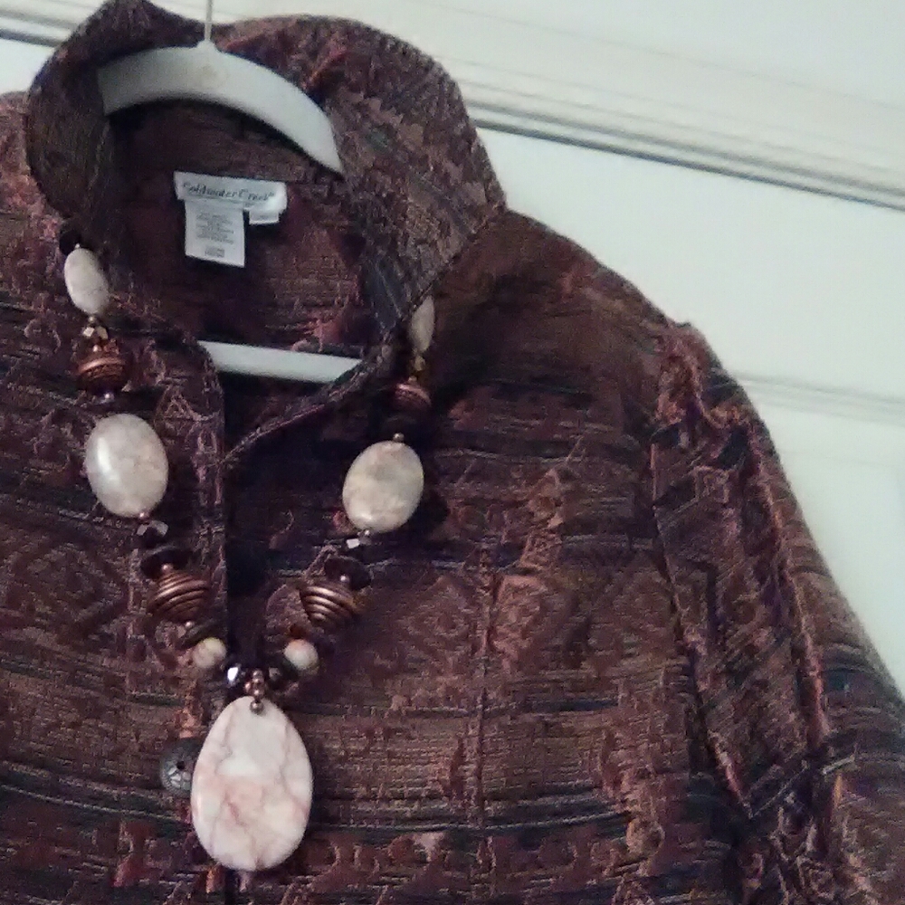 Chic EPC Ladies' Stone and Beaded Necklace